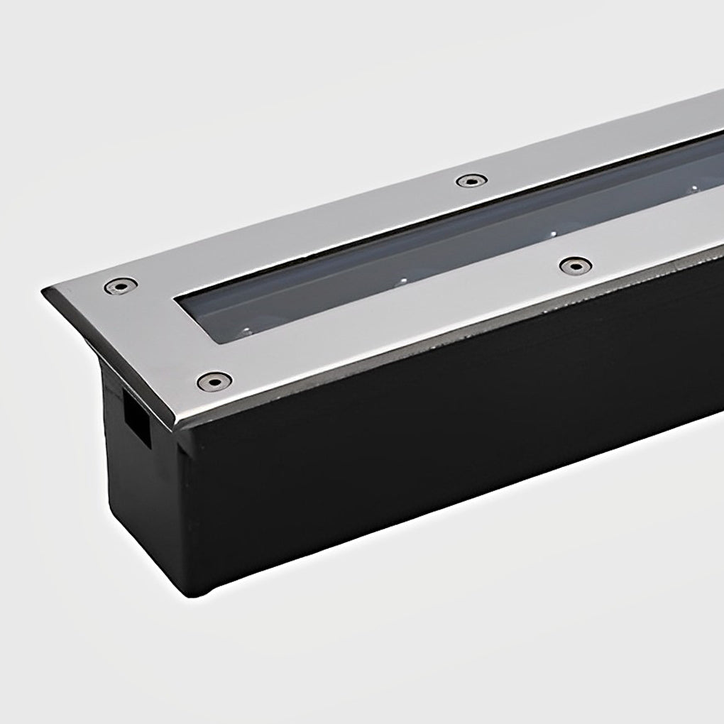 Modern Aluminum Recessed Outdoor Wall Washer Light - IP65 Waterproof