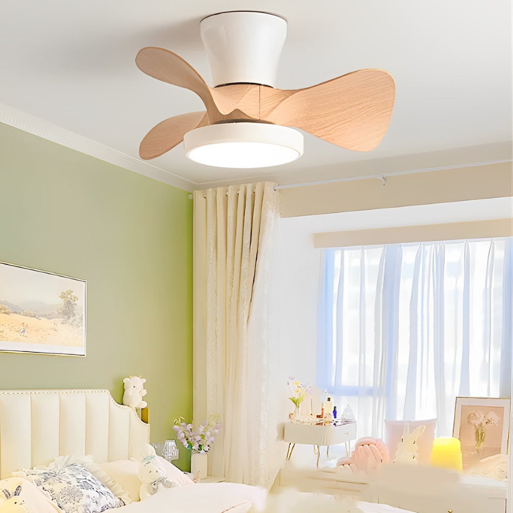 Modern LED Ceiling Fan Light with Remote - 3 Blade Dimmable