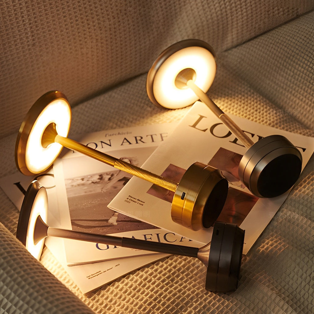 Modern UFO Alien Rechargeable Table Lamp with Touch Dimming