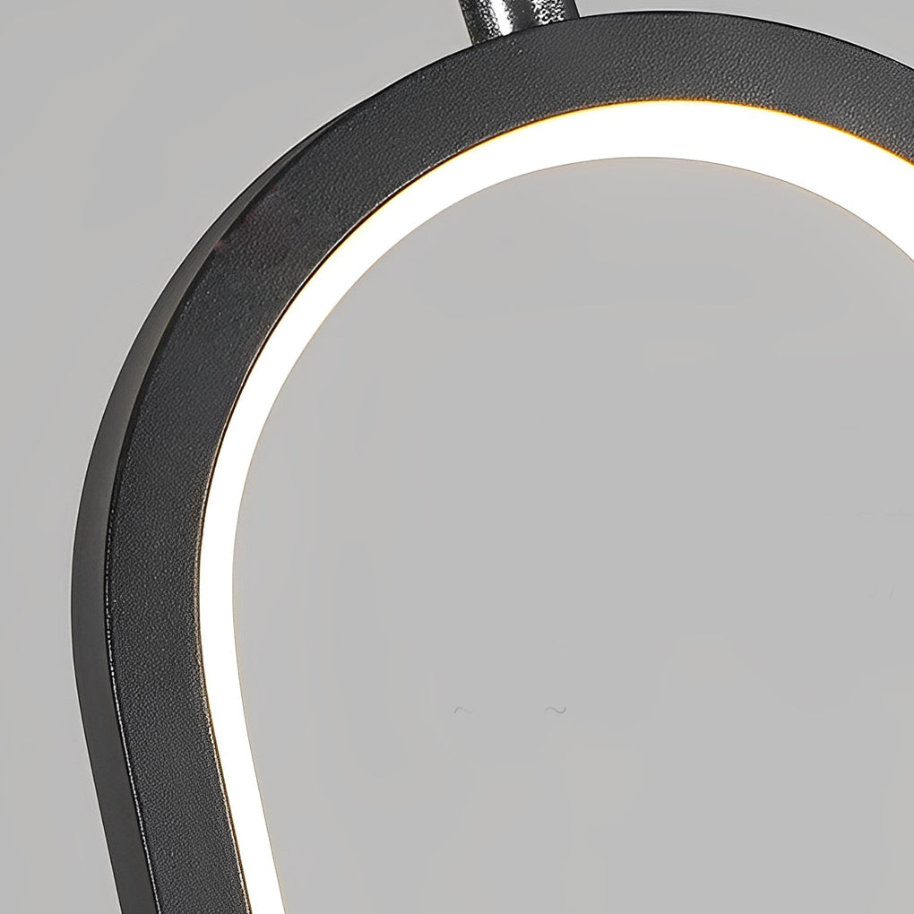 Modern LED Pendant Light with Three Step Dimming - Round Silicone