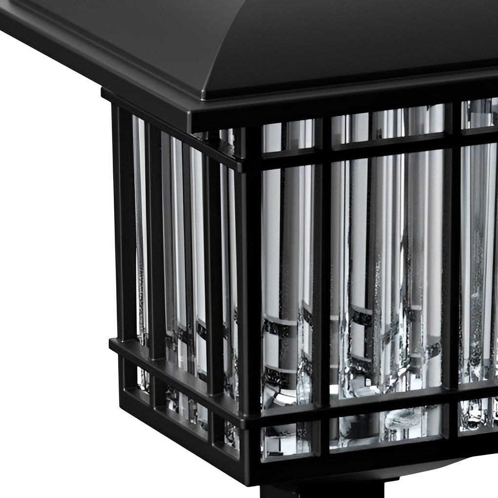 Modern Solar Square Lawn Light Set - Waterproof Outdoor Lighting