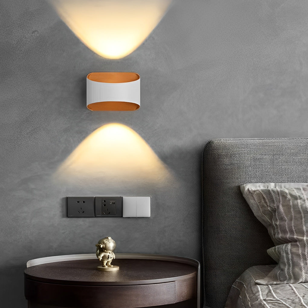 Modern LED Aluminum Waterproof Outdoor Wall Light Up Down Lighting