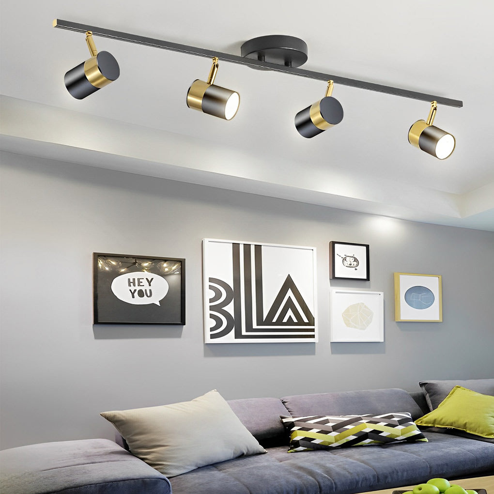 Adjustable Track Spotlight - 3/4/5 Lights GU10 LED Surface Mount