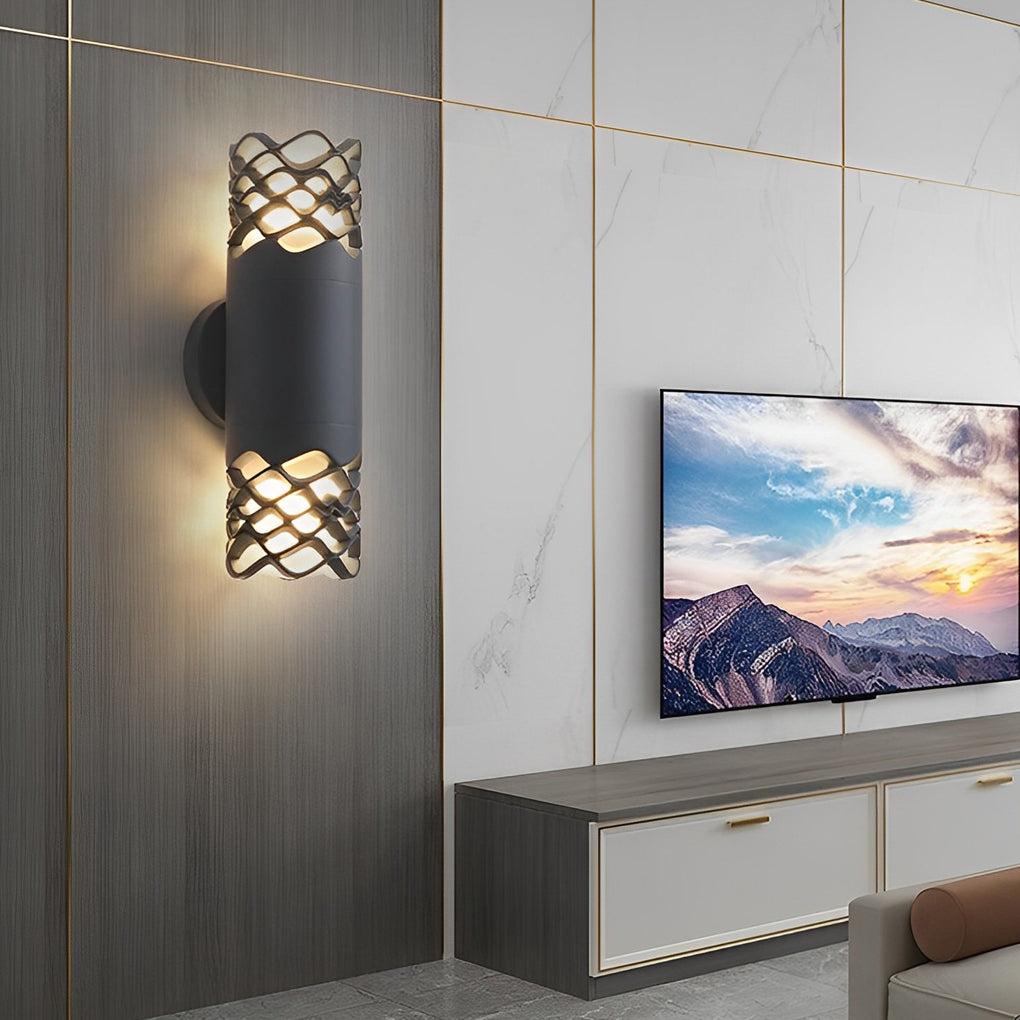 Modern Waterproof LED Wall Sconce - Up Down Light Fixture