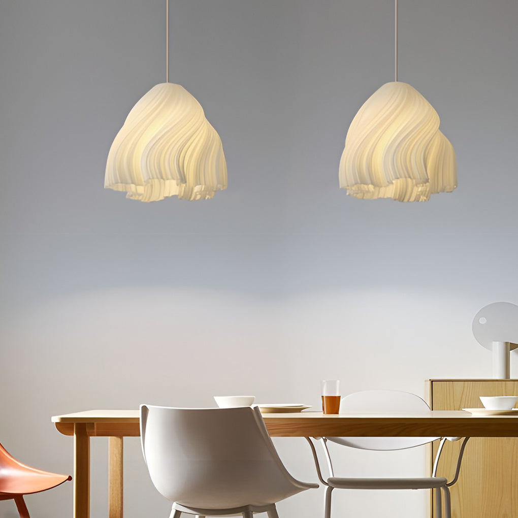 Modern 3D Printed Pendant Light – Nordic Sculptural Design – 16W