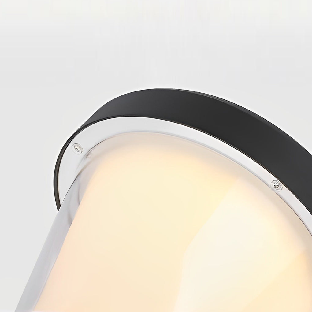 Modern Solar Fence Post Cap Light - Waterproof Aluminum Outdoor