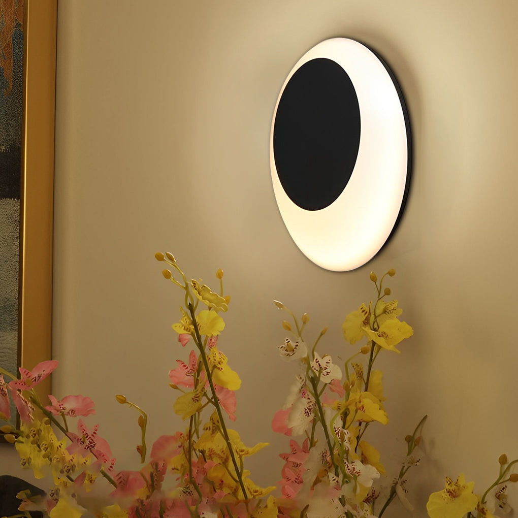 Oval LED Waterproof Modern Wall Sconce - Aluminum & Acrylic