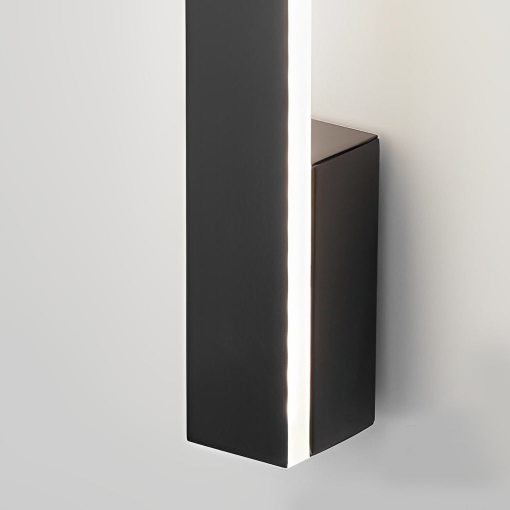 Modern Linear LED Wall Lamp with Three-Step Dimming - Copper & Acrylic