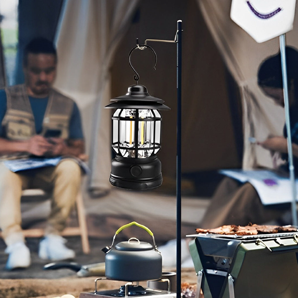 Rechargeable LED Outdoor Lantern with Adjustable Brightness