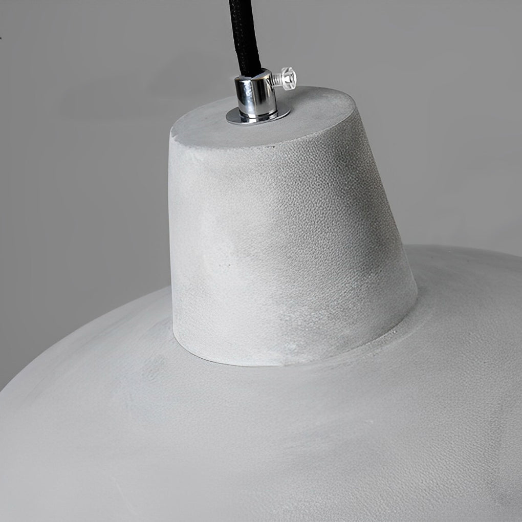 Industrial Cement Pendant Light – Modern Minimalist Chandelier