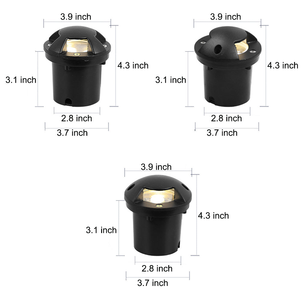 Side-Emitting Low Voltage Step Light - Aluminum Outdoor Deck Stair