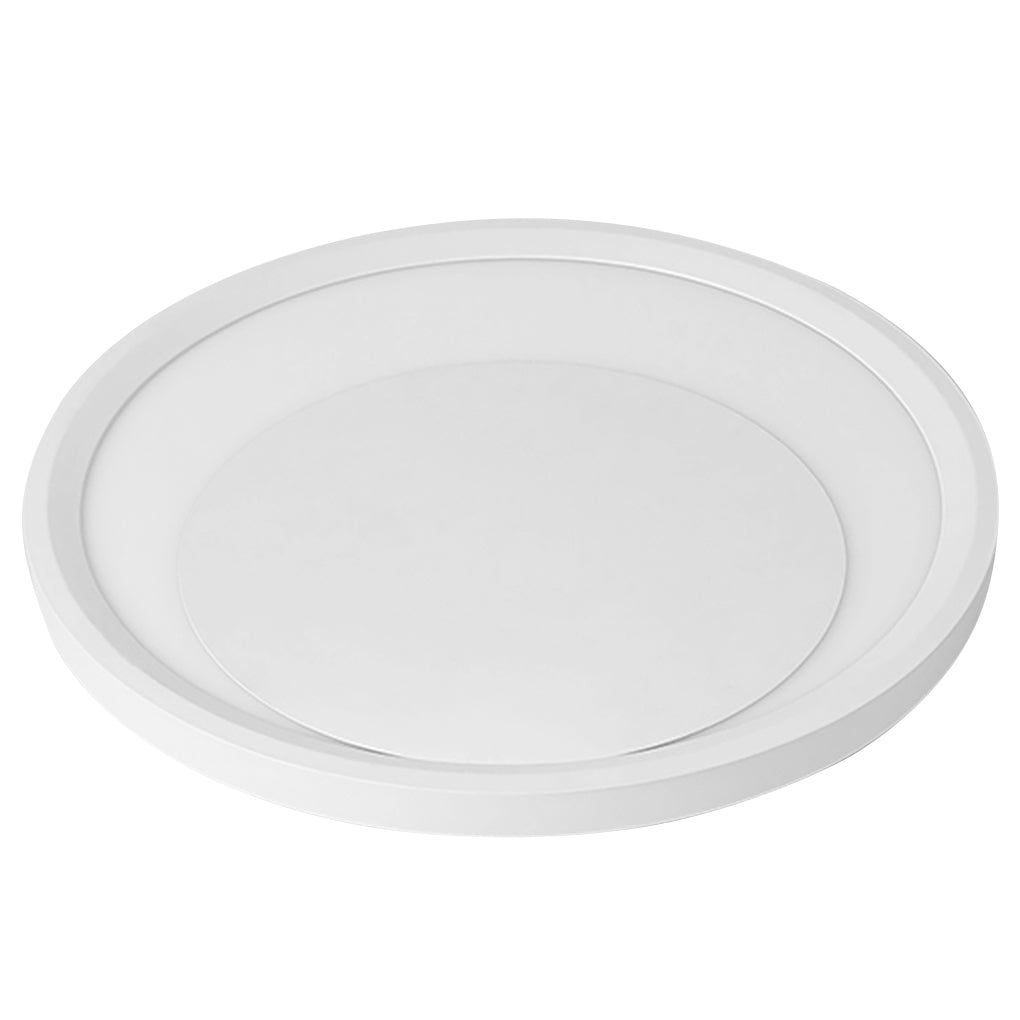 Modern Round White Flush Mount LED Ceiling Light 12" 16"