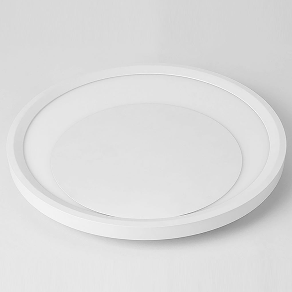 Modern Round White Flush Mount LED Ceiling Light 12" 16"