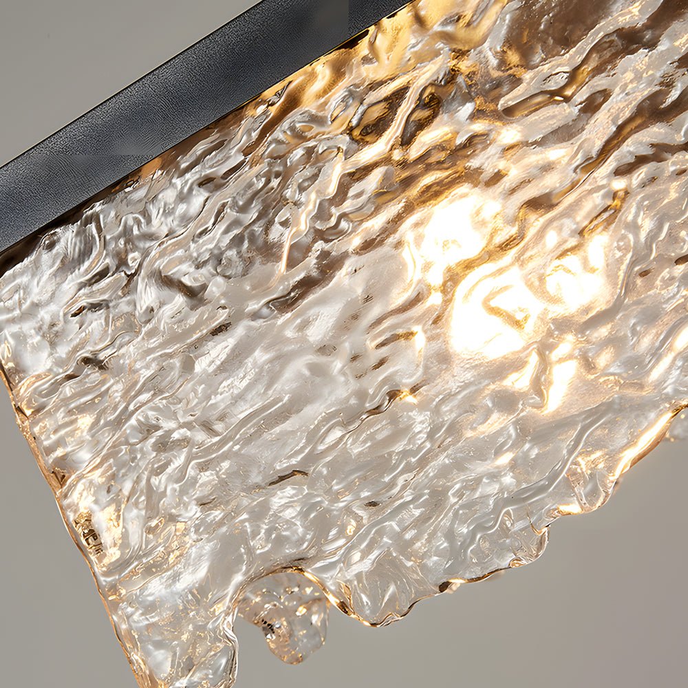 Modern Glass Pendant Light with 3-Step Color Dimming | Dining Room