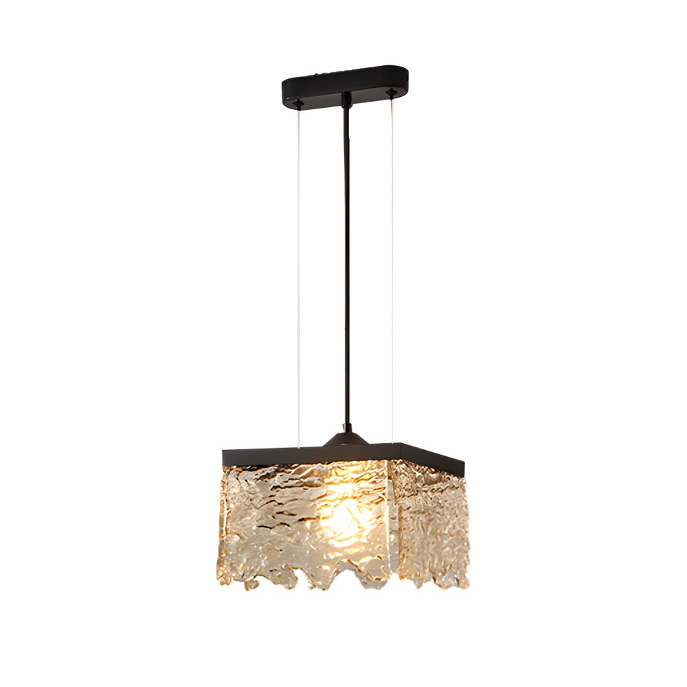 Modern Glass Pendant Light with 3-Step Color Dimming | Dining Room