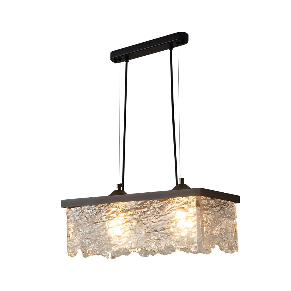 Modern Glass Pendant Light with 3-Step Color Dimming | Dining Room