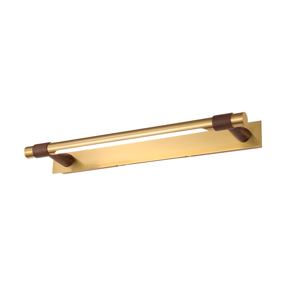 Rotatable Flush-Mount Bathroom Vanity Light with Linear Bar