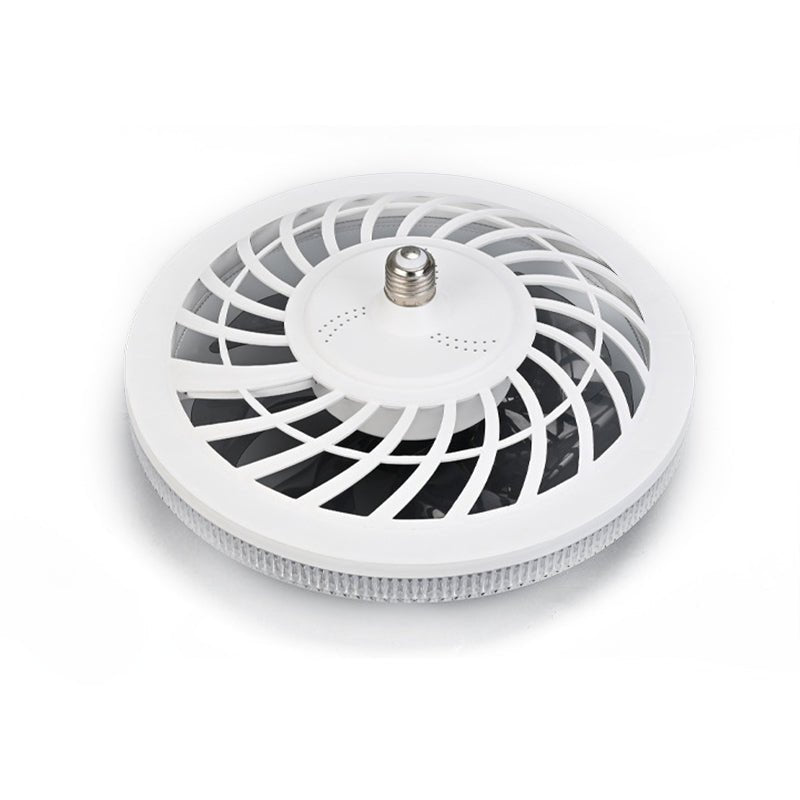 12.2" Low Profile LED Flush Mount Ceiling Fan with 7 Blades