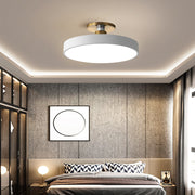 Modern Circular LED Semi-Flush Mount Ceiling Light