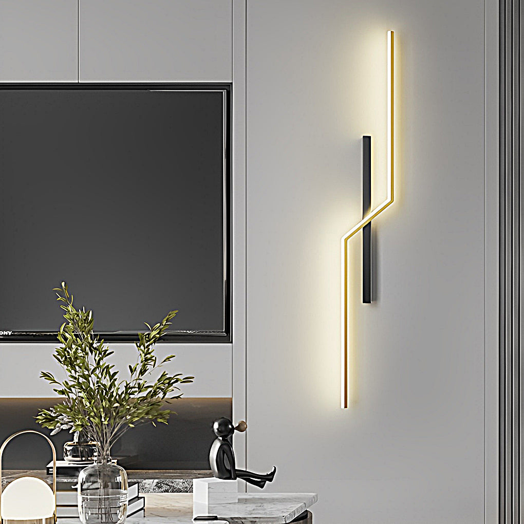 Modern Linear LED Wall Sconce – Minimalist Art Deco Lighting