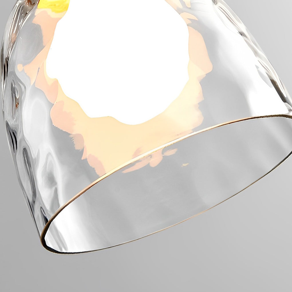 Modern Glass Wood Pendant Light | Japanese Minimalist Design