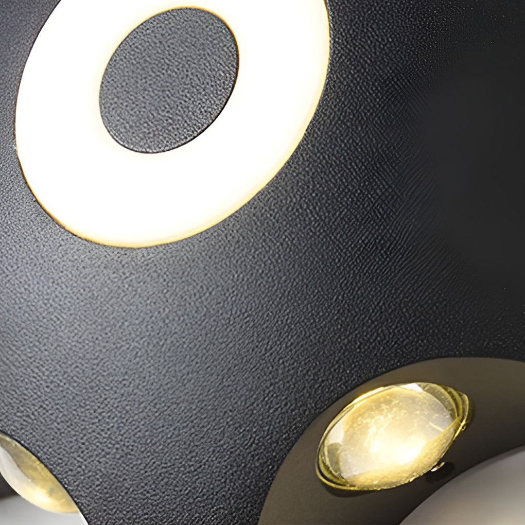 Flower Shaped LED Waterproof Outdoor Wall Sconce Aluminum