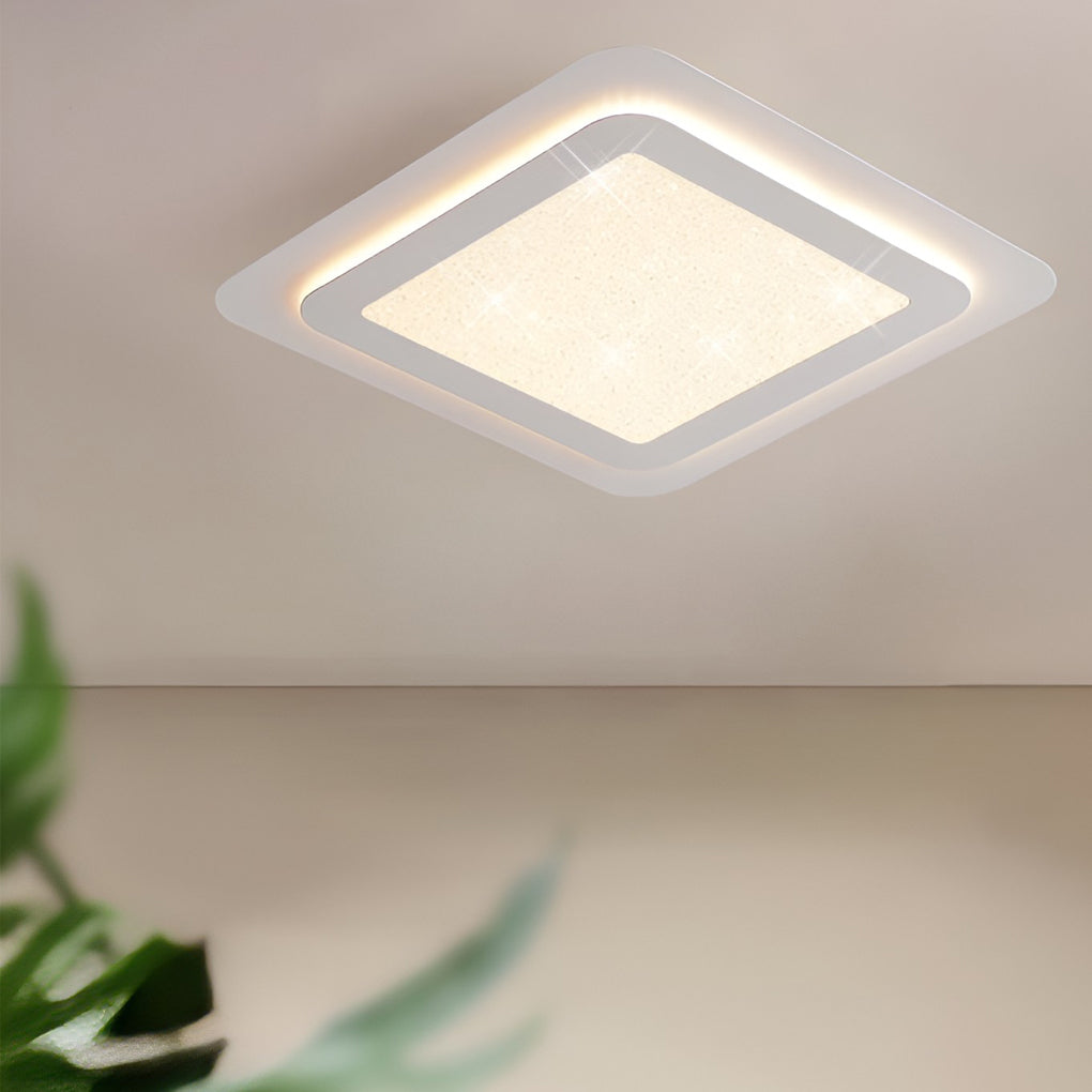 Modern LED Dimmable Ceiling Light with Remote Control