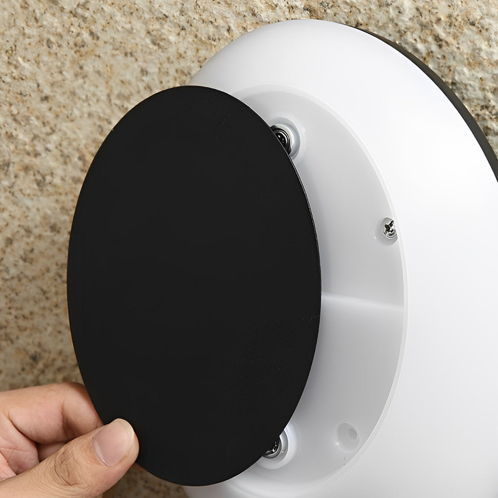 Oval LED Waterproof Modern Wall Sconce - Aluminum & Acrylic