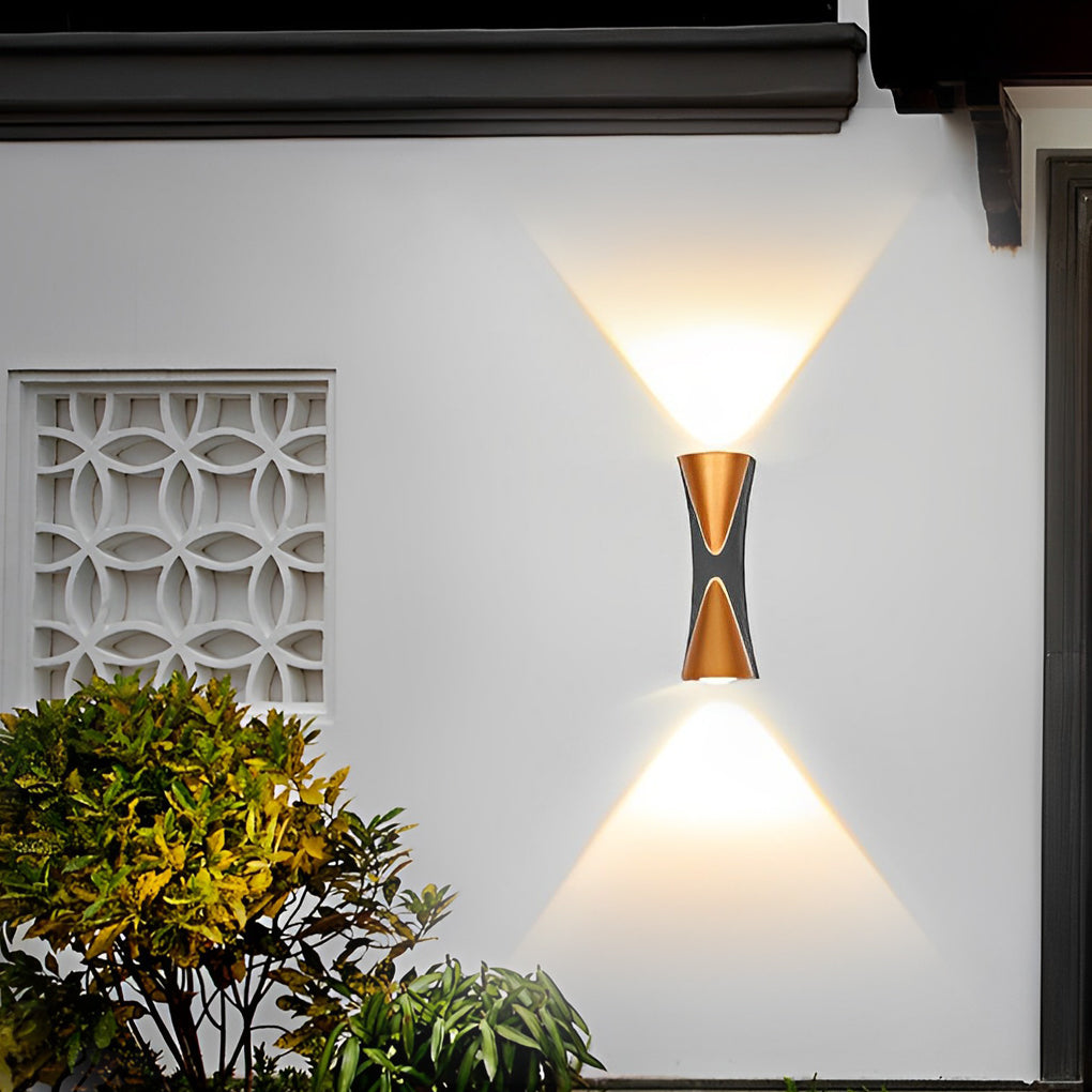 Modern LED Outdoor Wall Lamp - Waterproof Up Down Light Aluminum