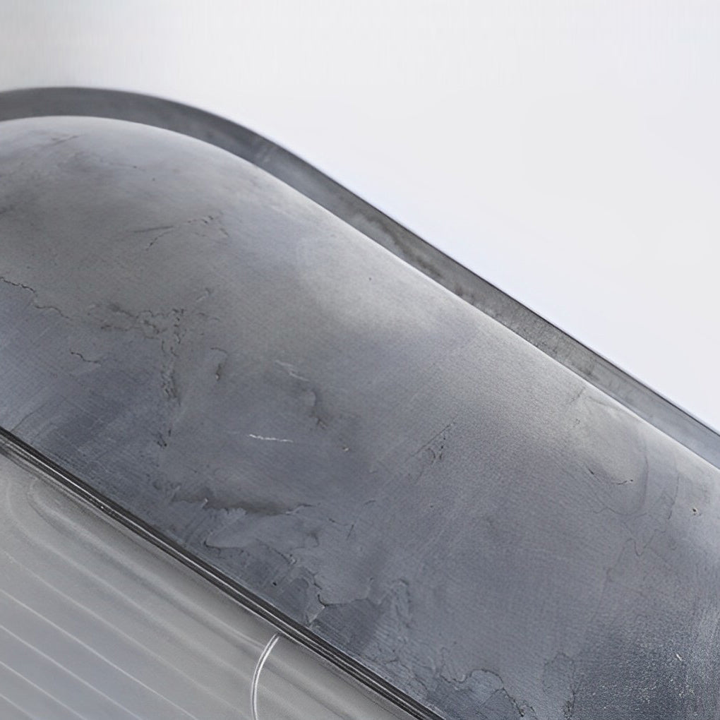 Cast Aluminum Glass Outdoor Wall Lamp - Modern Industrial Design