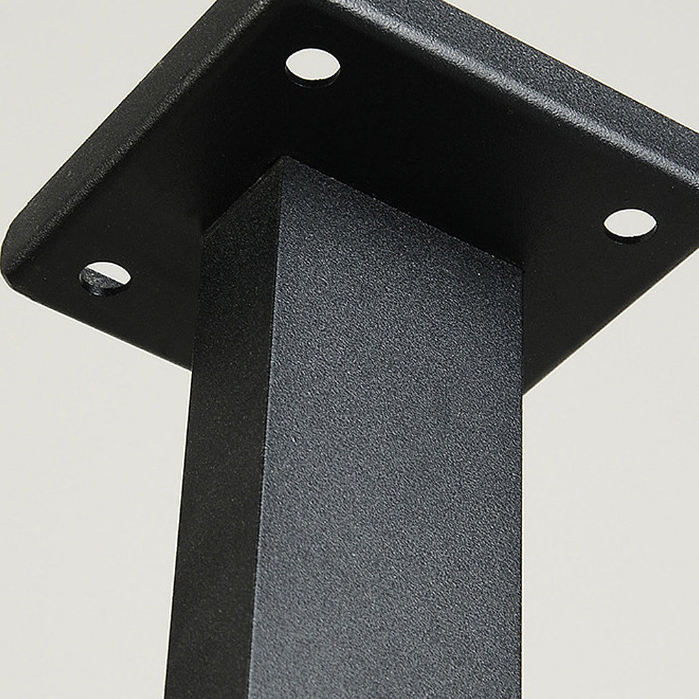 Modern Black Aluminum LED Pathway Light 10W Outdoor Waterproof