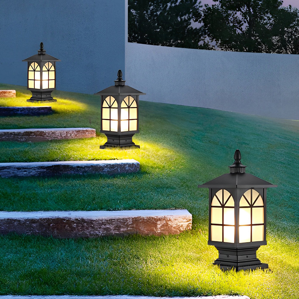 Modern Outdoor Fence Post Light Waterproof Pillar Lamp