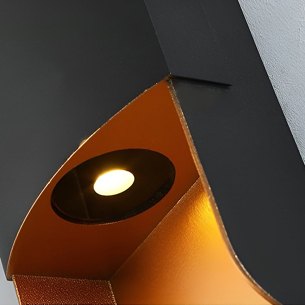 Modern Aluminum Up Down Outdoor Wall Light - Waterproof LED Sconce