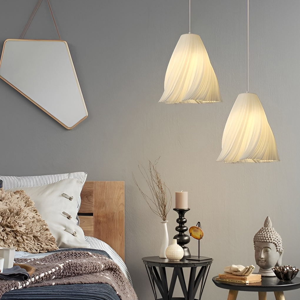 Modern 3D Printed Pendant Light – Nordic Sculptural Design – 16W