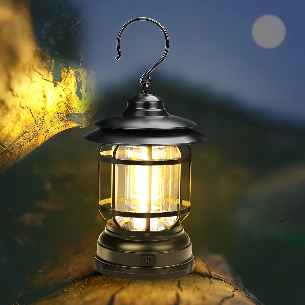 Rechargeable LED Outdoor Lantern with Adjustable Brightness