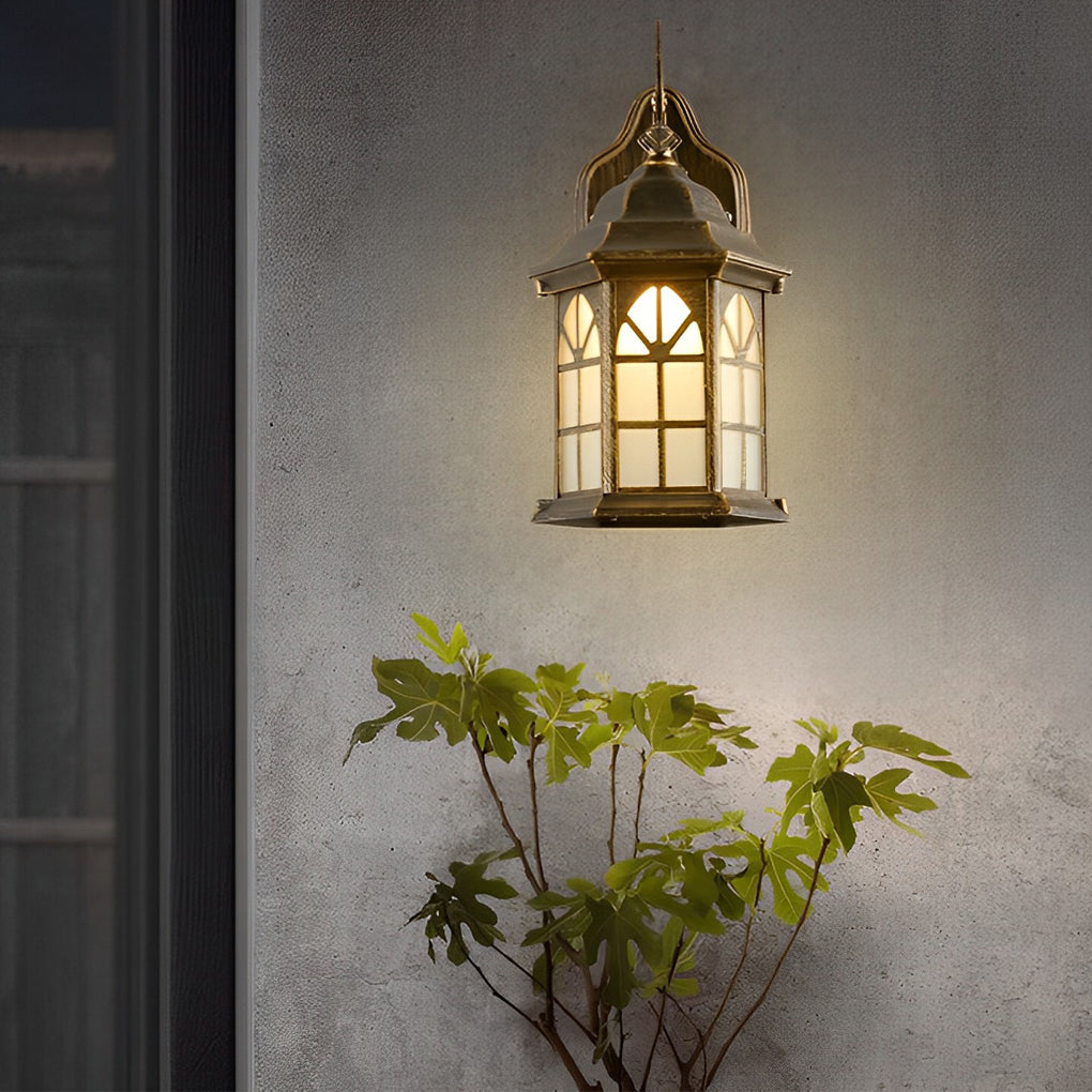Modern Solar LED Outdoor Wall Light with Remote Control