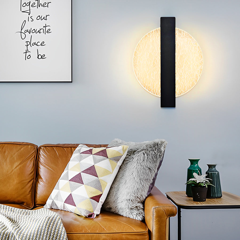 Modern Geometric LED Wall Sconce - Acrylic & Metal Finish