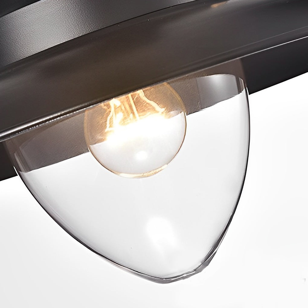 Retro Dome Metal Pendant Light Industrial Chandelier