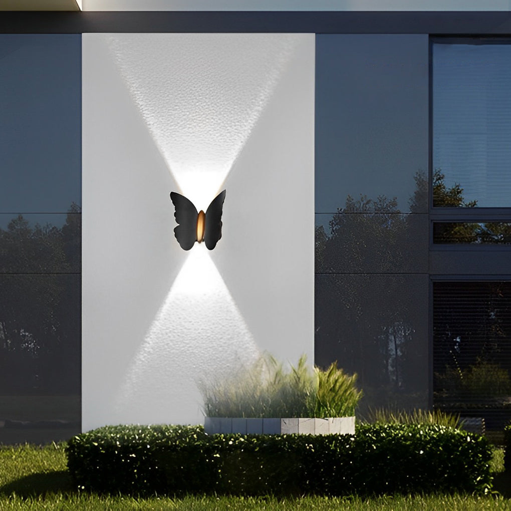 Butterfly Up Down LED Waterproof Outdoor Wall Light