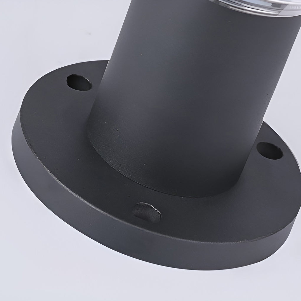Solar Fence Post Light with Remote Control & Light Sensor