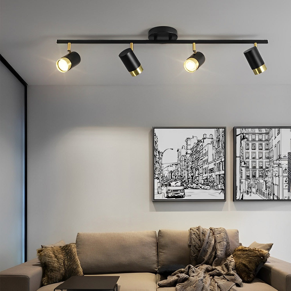Adjustable Track Spotlight - 3/4/5 Lights GU10 LED Surface Mount