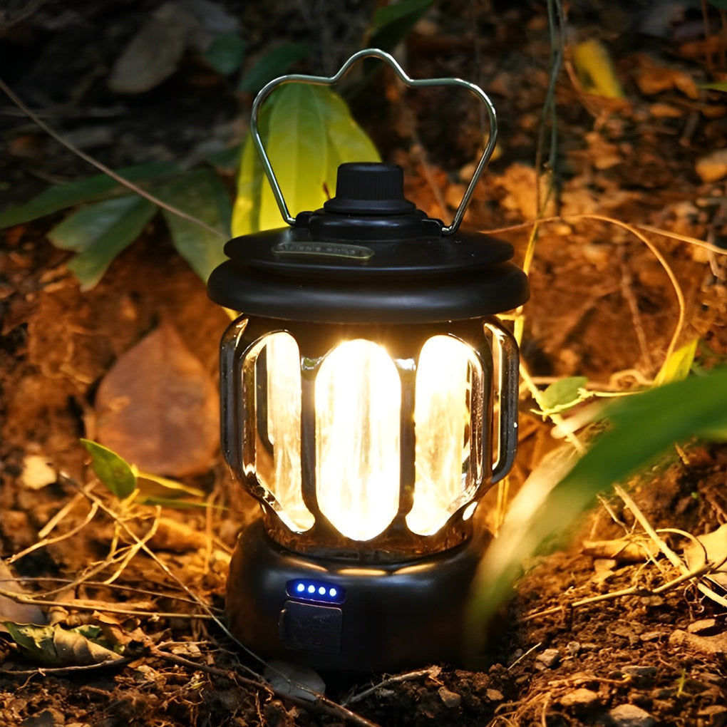 Rechargeable LED Outdoor Lantern with Adjustable Brightness