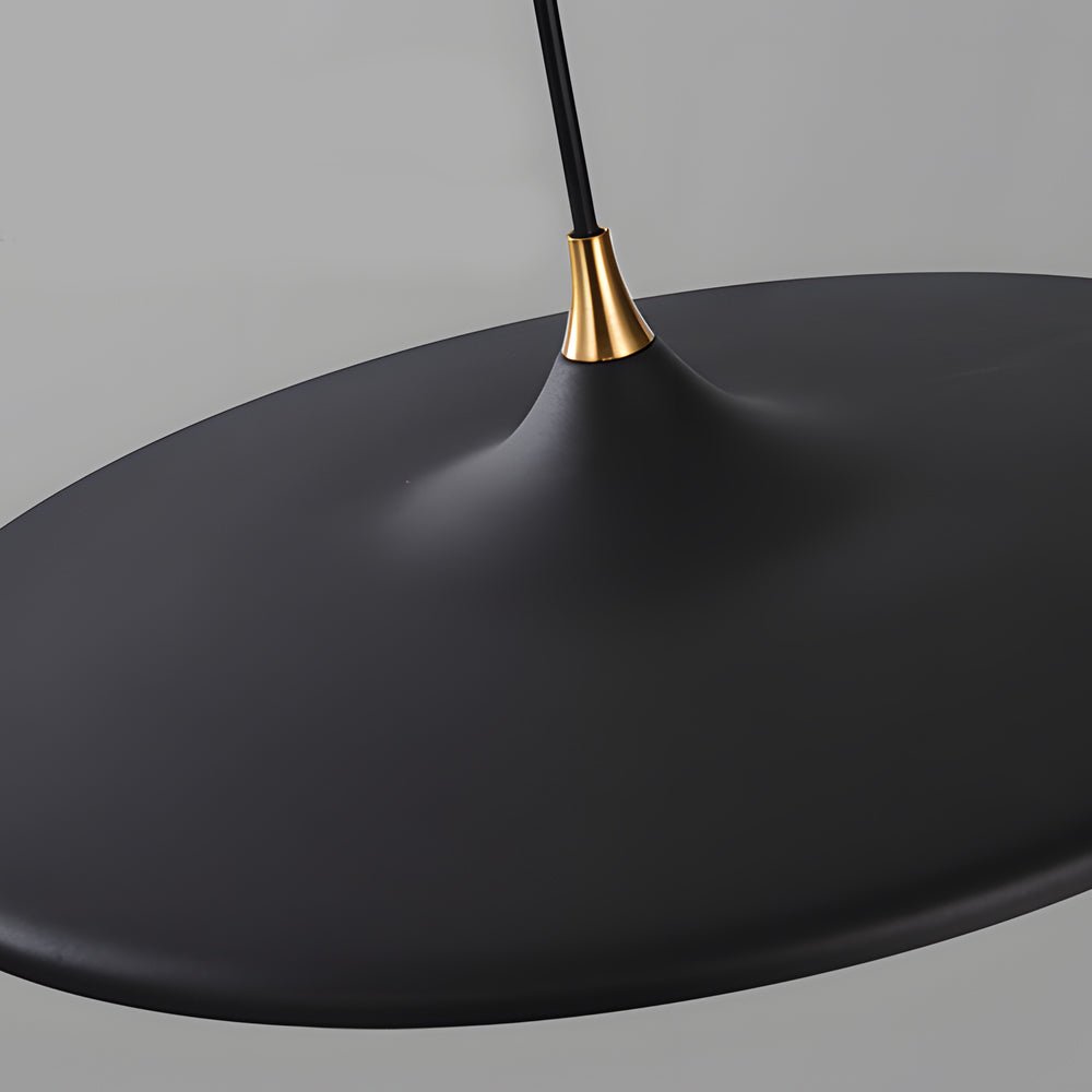 UFO Pendant Light Metal Spaceship Design LED 13.8" Modern Minimal