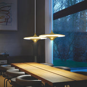 UFO Pendant Light Metal Spaceship Design LED 13.8" Modern Minimal