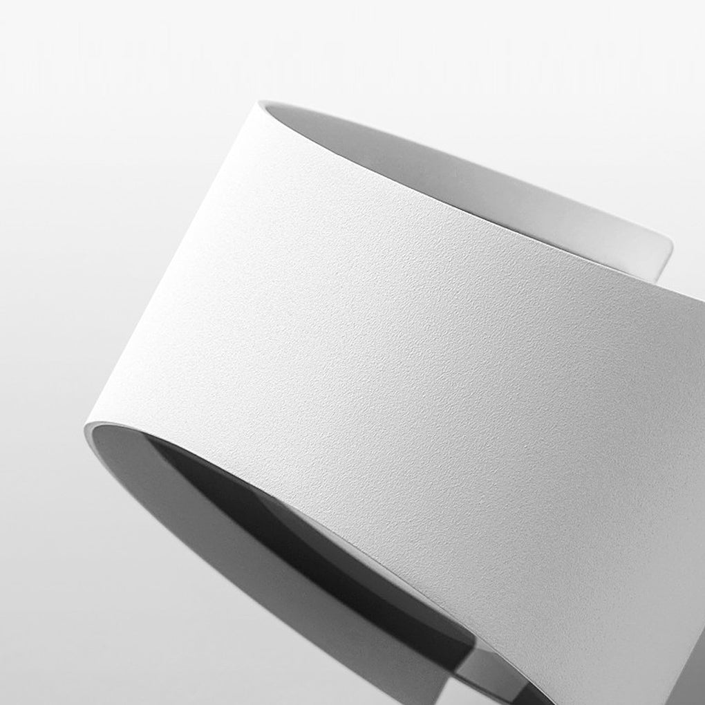 Modern Round LED Wall Sconce Aluminum Up Down Light