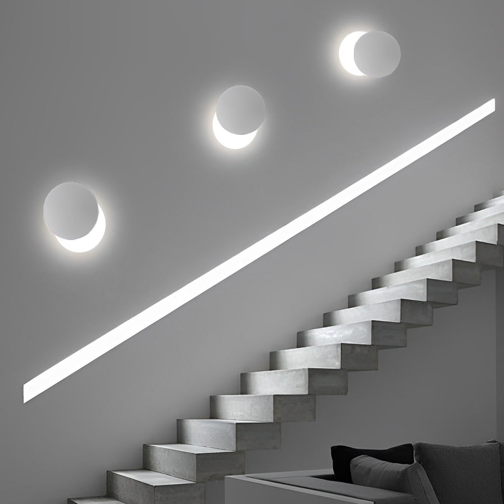 360° Rotatable Modern LED Wall Sconce - Iron & Acrylic