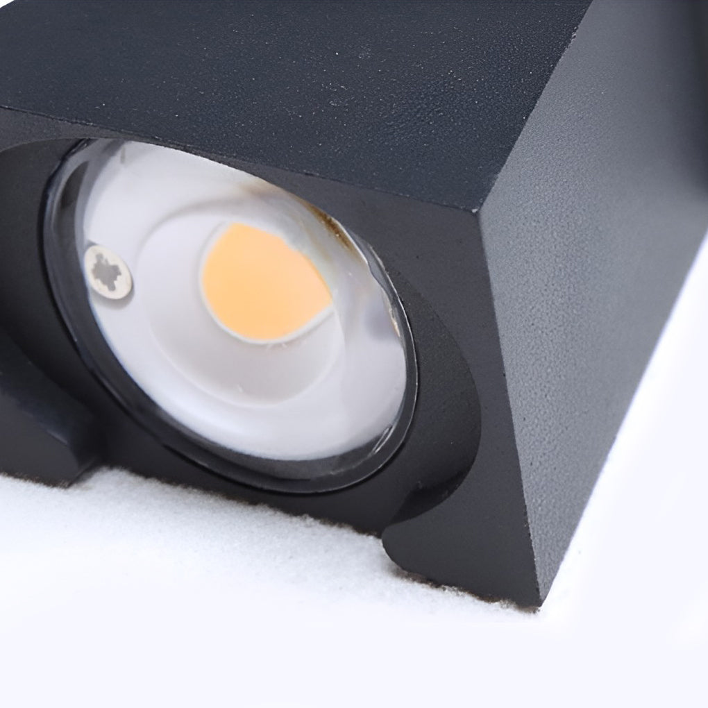 Modern Aluminum LED Up Down Wall Light Waterproof IP65 Indoor Outdoor