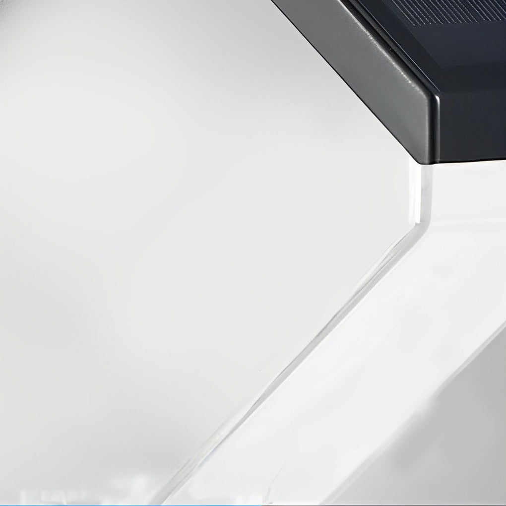Modern Solar LED Outdoor Wall Light with Multi-Color RGB Modes