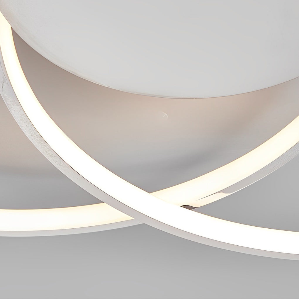 Three Rings Modern Nordic Ceiling Light with Stepless Dimming