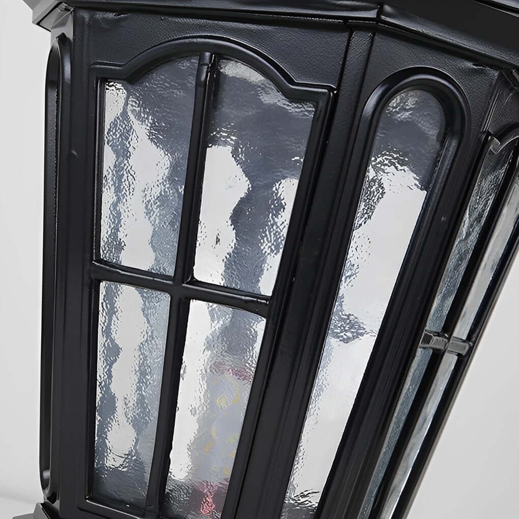 Modern Solar Powered Fence Post Light with Dual Power Options